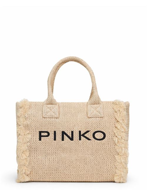 beach shopper rafia Pinko | 106673-A39Y.HZ39Y